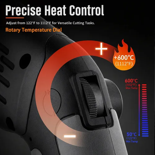 Vista 4 de cortador caliente de la espuma del cuchillo 300W, calor rápido 1,112 °F
