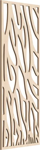 Vista 178 de 9 3/8"W x 24 3/8"H x 1/4"T Bristol Decorativos Paneles de Pared de Madera Calado, Cereza