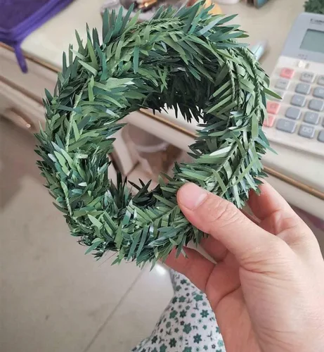 Vista 4 de Mini Wild Leaves Greenery Garland 6 Ft Length