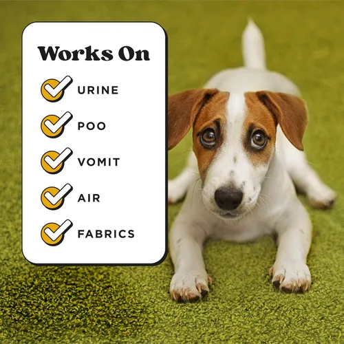 Vista 6 de Pet-Pourri Pet Odor Air + Spray eliminador de olores de tela, coco canino, 16 onzas líquidas
