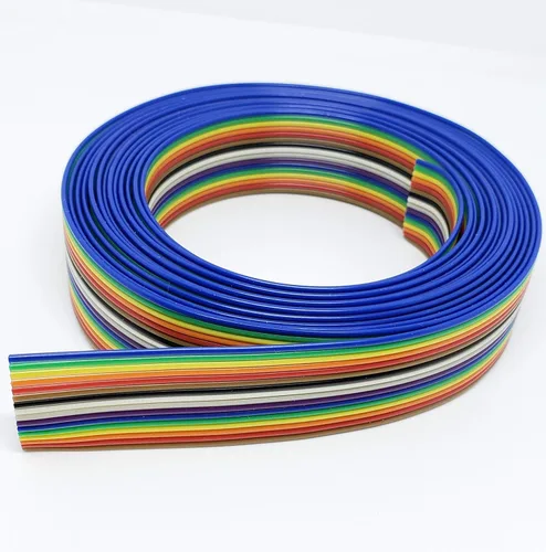 Vista 9 de Pc Accessories - Connectors Pro 4P 20 pies IDC 20' Color Arcoiris Cable de cinta plano para conectores de paso de 0.100 in (4P-20FT)
