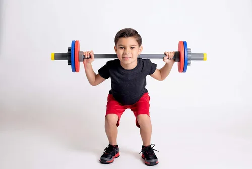 Vista 2 de WOD Toys® Juego Completo de Juguetes de Fitness para Niños - Juguetes de Fitness Seguros y Duraderos Inspirados en Crossfit® para Niños