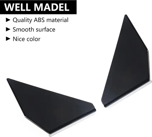 Vista 4 de Cubierta de protección para ventana trasera en forma de triángulo Compatible con Ford Bronco de 4 puertas 2021 2022 2023 2024 2025 Accesorios