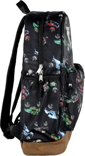Vista 4 de INTIMO Monster Jam Trucks Dragon Zombie Grave Digger Megalodon - Mochila estampada