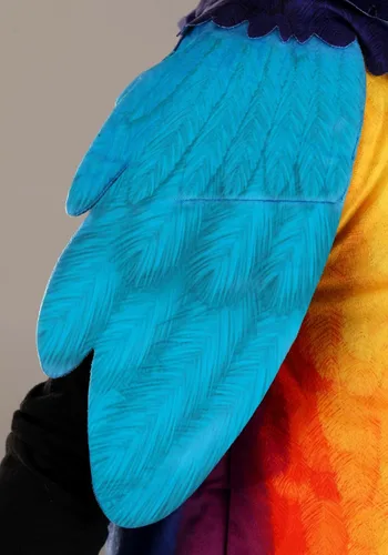 Vista 4 de Disney and Pixar UP Adult Kevin Costume Unisex, Warm Up themed Outfit for Men and Women, Large Bird Costume