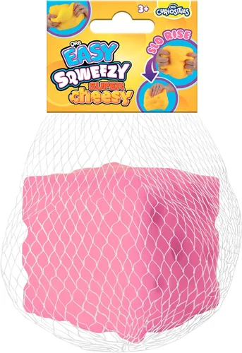 Vista 7 de ORB Easy Sqweezy Pink Super Cheesy - Bloque gigante de queso blando rosa