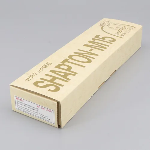 Vista 2 de SHAPTON Piedra de afilar cerámica M15 0.591 in con base de madera