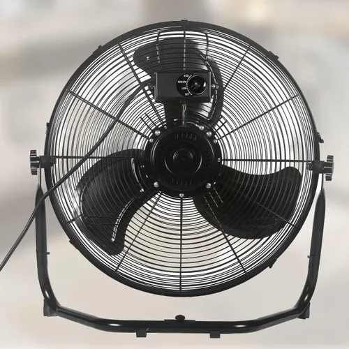 Vista 6 de El ventilador de piso de 20" y el soporte de pared ofrecen un flujo de aire de alta velocidad para un motor de aire, garajes, hogares o lugares