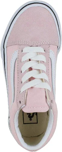 Vista 4 de Vans Old Skool V Core unisex para niños pequeños, AndorraBlanco Verdadero