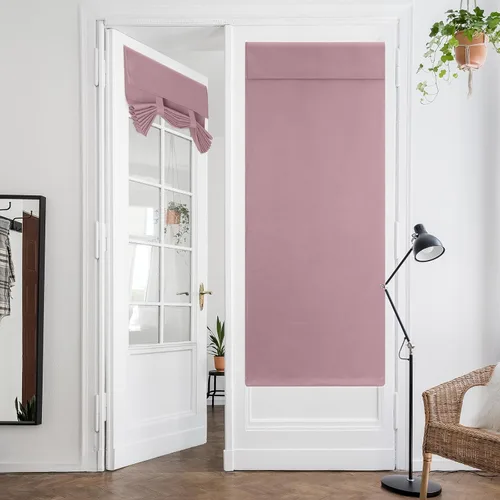 Vista 115 de HOMEIDEAS Cortinas Opacas para Aula para Puerta Principal, Cubierta de Ventana de Puerta de Aula, Persianas de Privacidad con Aislamiento Térmico