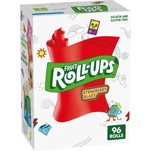 Vista 11 de Betty Crocker Rollo de frutas, Blastin' Berry Hot Colors, 0.5 onzas, 96
