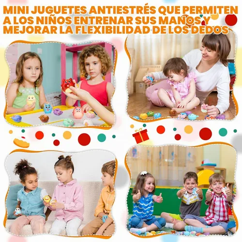 Vista 5 de Halloscume 72 piezas de juguetes de levantamiento lento Kawaii Animal Donut