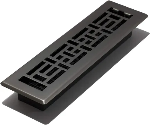 Vista 14 de Decor Grates Registro de suelo oriental AJH212-RB, 2 x 12 pulgadas, acabado de bronce frotado