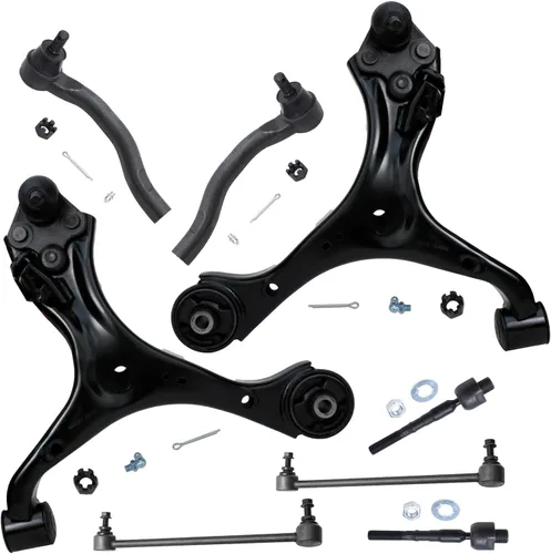 Vista 265 de Detroit Axle - Kit de brazos de control de extremo de 8 piezas para Toyota 2001-2003 Highlander 2002-2003 Camry Lexus ES300, 2 conjuntos de brazos