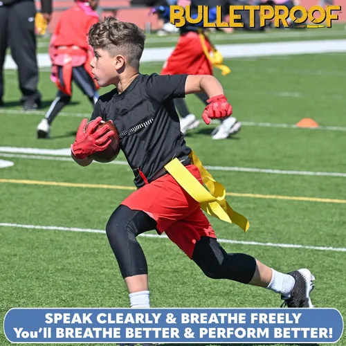 Vista 6 de Bulletproof: ¡El protector bucal más delgado y transpirable del mundo es 3 veces más fuerte! Protector bucal para lucha libre, fútbol, baloncesto