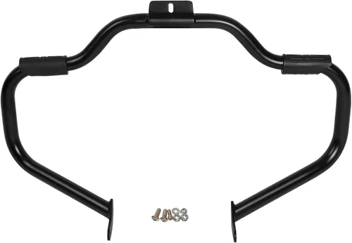 Vista 9 de XMT-MOTO Protector de motor delantero Highway Crash Ba Fit para Harley Davidson Softail FL 2000-2017 Modelos Negro Brillante