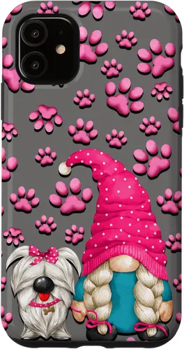 Vista 8 de iPhone 16 Lindo diseño de cachorro de perro para mujeres, cuidador de perros y amante de los perros