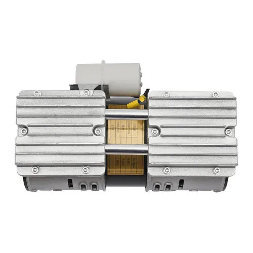 Vista 5 de Bomba de vacío de 370 W/110 V, bomba de aire de vacío de pistón sin aceite de gran flujo para máquina laminadora automática, flujo de aire de 100