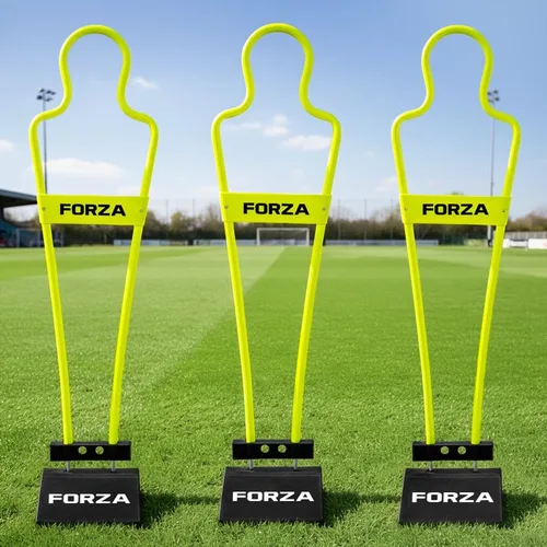 Vista 7 de FORZA Mini maniquí de fútbol de flujo de aire Naranja