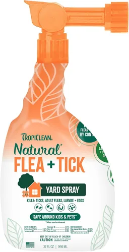 Vista 11 de TropiClean Aerosol natural para pulgas y garrapatas para el hogar, espray de pulgas de máxima resistencia para alfombras y muebles, apto
