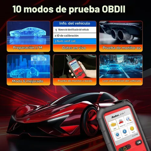 Vista 3 de Autel AutoLink AL529HD, lector de código de vehículo, escáner de código AL529 OBD2 avanzado, AutoVIN lectura de códigos mejorados
