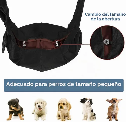 Vista 6 de Lukovee Correa para Mascotas, Correa para Perros Sin Manos, Correa Ajustable con Correa Acolchada, Bolsa de Hombro Transpirable de Algodón, Bolsa