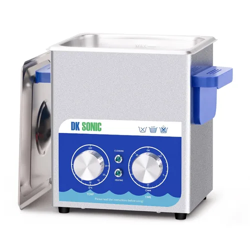 Vista 16 de DK SONIC Limpiador Ultrasónico, 1.5L 60W Limpiador Ultrasónico de Joyería de Acero Inoxidable con Cesta de Limpieza, Temporizador Mecánico