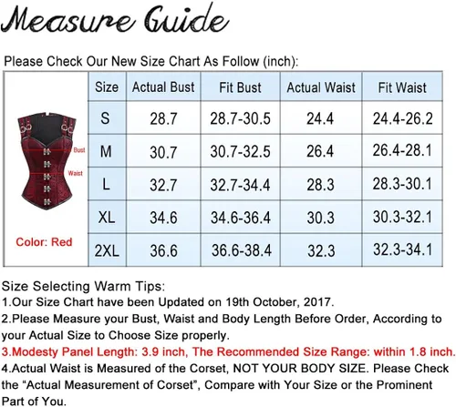 Vista 7 de Charmian Womens Gothic Steampunk Brocade Steel Boned Waist Cincher Corset Vest