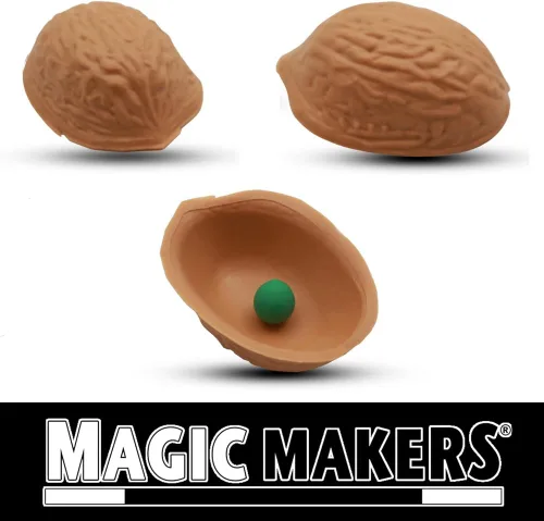 Vista 3 de Magic Makers Juego de tres conchas de lujo - Truco de magia clásico para todos los niveles de habilidad
