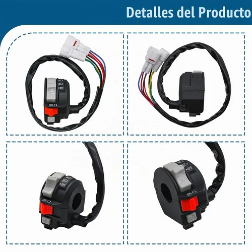 Vista 6 de Interruptor de manillar apto para Yamaha YFM 125 Grizzly Raptor YFM 250 Bear Tracker