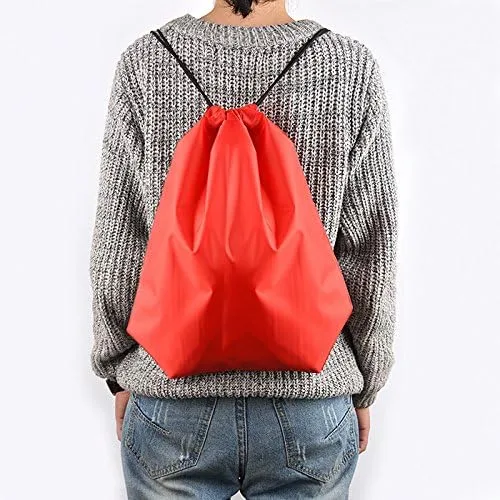 Vista 7 de Mochila deportiva plegable con cordón para uso en el hogar del almacenamiento del viaje