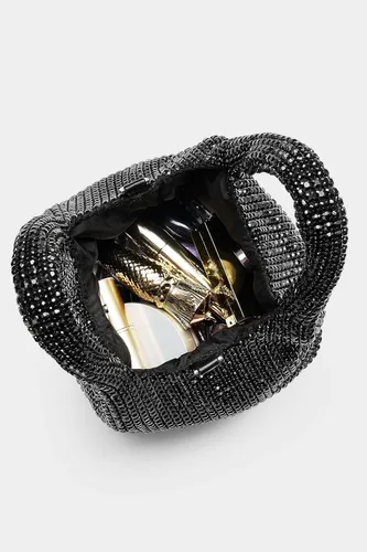 Vista 4 de BABEYOND Bolsos de mano para mujer Bolsas de noche brillantes con purpurina y diamantes de imitación portátil para fiesta, baile de graduación, boda