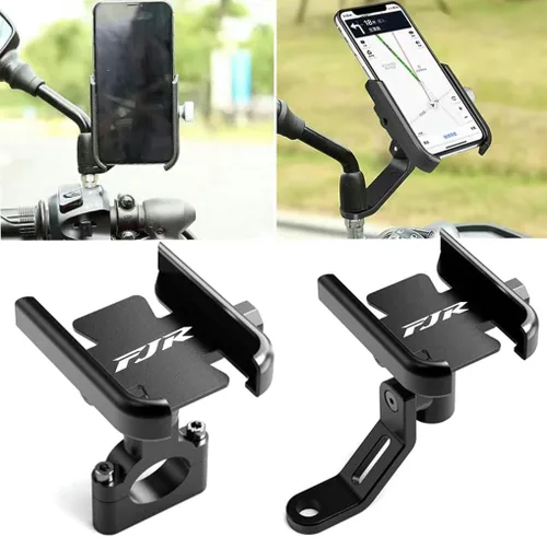 Vista 2 de Soporte para teléfono de motocicleta, para Y-amaha FJR1300 FJR 1300 SUPERTENERE, accesorios de motocicleta, soporte para GPS, soporte para manillar