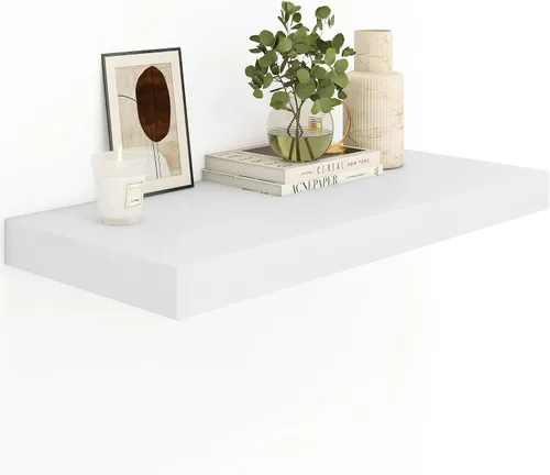 Vista 39 de Heimlove Estantes Flotantes de 12 Pulgadas de Profundidad, Estante de Pared de 12 x 12 Pulgadas de Largo, Estante de Exhibición y Almacenamiento