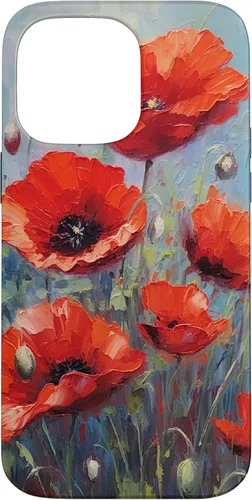 Vista 21 de Funda para iPhone 12/12 Pro Red Poppies Flowers In A Field