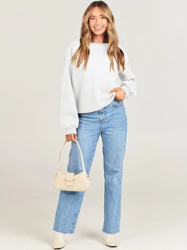 Vista 9 de ANRABESS Sudadera de manga larga para mujer, casual, cuello redondo, sudadera con capucha de forro polar para otoño