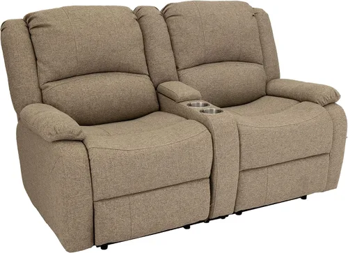 Vista 14 de RecPro Charles - Sofá reclinable de pared RV de 58 pulgadas Tela fósil