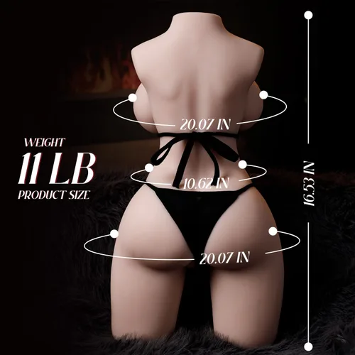 Vista 2 de Sexpower Muñecas sexuales femeninas realistas de 11 libras para hombres, 3 en 1, juguetes sexuales masculinos realistas para hombres, masturbador