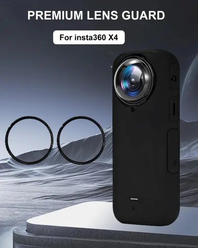 Vista 8 de Funda protectora de lente premium para Insta360 X4 Protector de lente