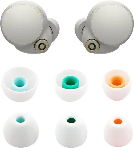 Vista 9 de ALXCD Eartips - Auriculares compatibles con Sony WF-1000XM4, S/M/L, 6 pares de puntas de silicona suave, compatibles con Sony WF-1000XM4 puntas