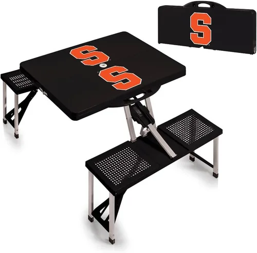 Vista 34 de PICNIC TIME NCAA North Carolina Tar Heels Folding Picnic Table - Camping Table - Outdoor Table with Umbrella Hole