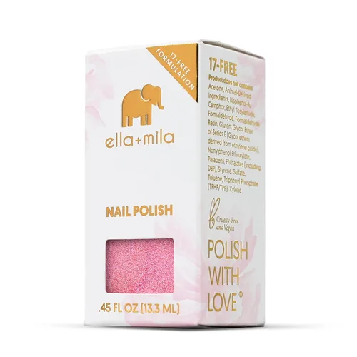 Vista 5 de ella+mila Esmalte de uñas profesional – Esmalte de uñas de secado rápido – Fórmula de larga duración y resistente al astillado