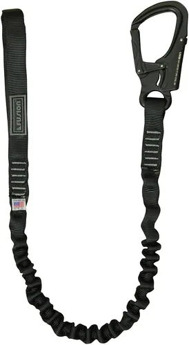 Vista 3 de Fusion Tactical ProGlide - Cordón elástico para militares y policiales, 23 kN, color negro, 24 pulgadas