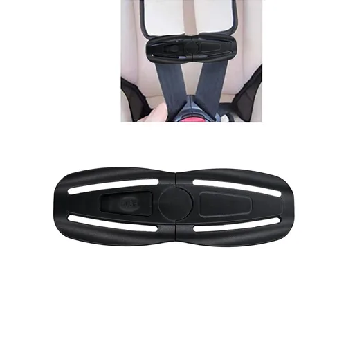 Vista 5 de Clip de arnés de pecho universal para asiento infantil y cinturón de pecho para asiento de bebé, hebilla de clip de repuesto universal para niños