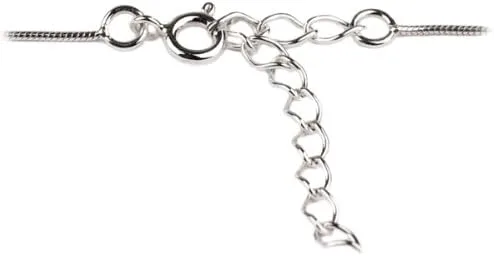 Vista 4 de LLC Collar de plata de ley multicolor ámbar cubo, 18 pulgadas, Plata esterlina Gema, Ámbar