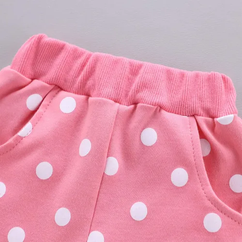 Vista 6 de WHBFRG Baby Girl Clothes, 3 Pieces Long Sleeved Cute Toddler Infant Outfits Kids Tops and Pants Set