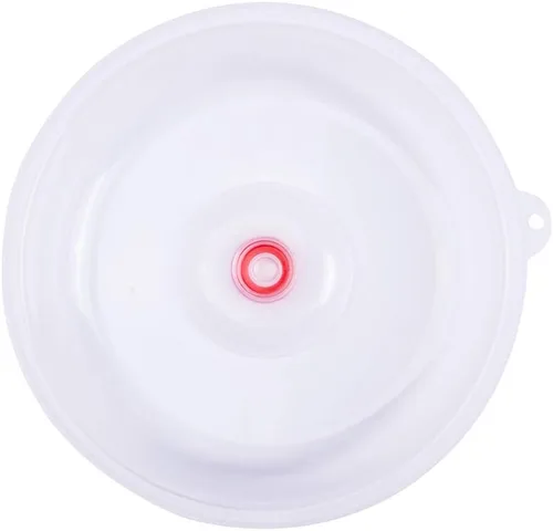 Vista 2 de KINGZHUO Cubierta para microondas de 9 pulgadas, placa protectora de alimentos sin BPA y protector de salpicaduras