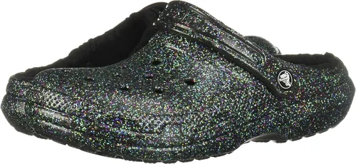 Vista 9 de Crocs Unisex-Adult Classic Lined Clog-Glitter