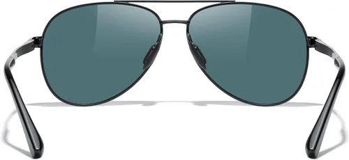 Vista 4 de MERRY'S Lentes de sol de aviador para hombres y mujeres, lentes polarizados para conducir, lentes espejados, protección UV 400, 2.283 in