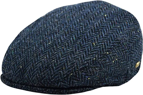 Vista 31 de Epoch Gorra de conducción de cabbie de lana de espiga para hombre